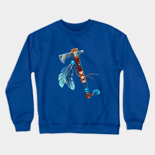 Blue tomahawk Crewneck Sweatshirt